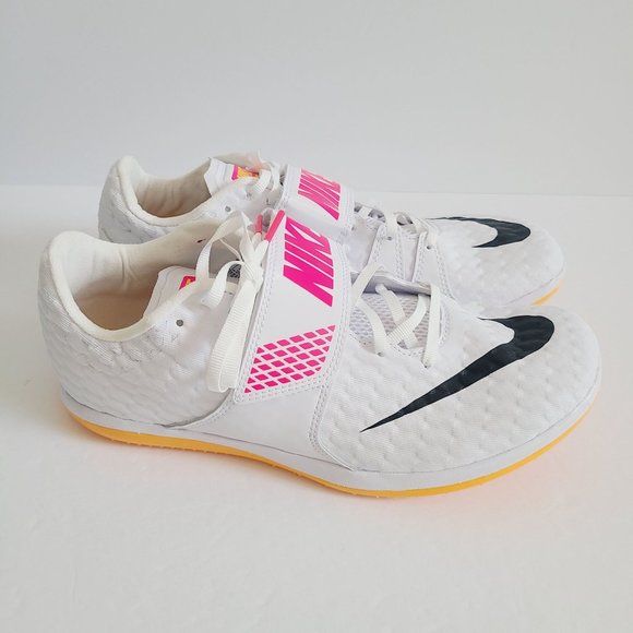 NEW Nike Zoom High Jump Elite Track Shoes NO SPIKES 806561-102 Size 9 White main image 4